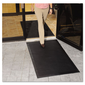 Guardian Clean Step Outdoor Rubber Scraper Mat, Polypropylene, 36 X 60, Black freeshipping - TVN Wholesale